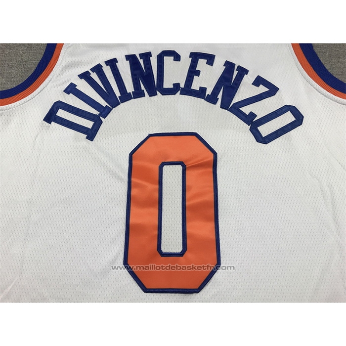 Maillot New York Knicks Donte Divincenzo #0 Association Blanc